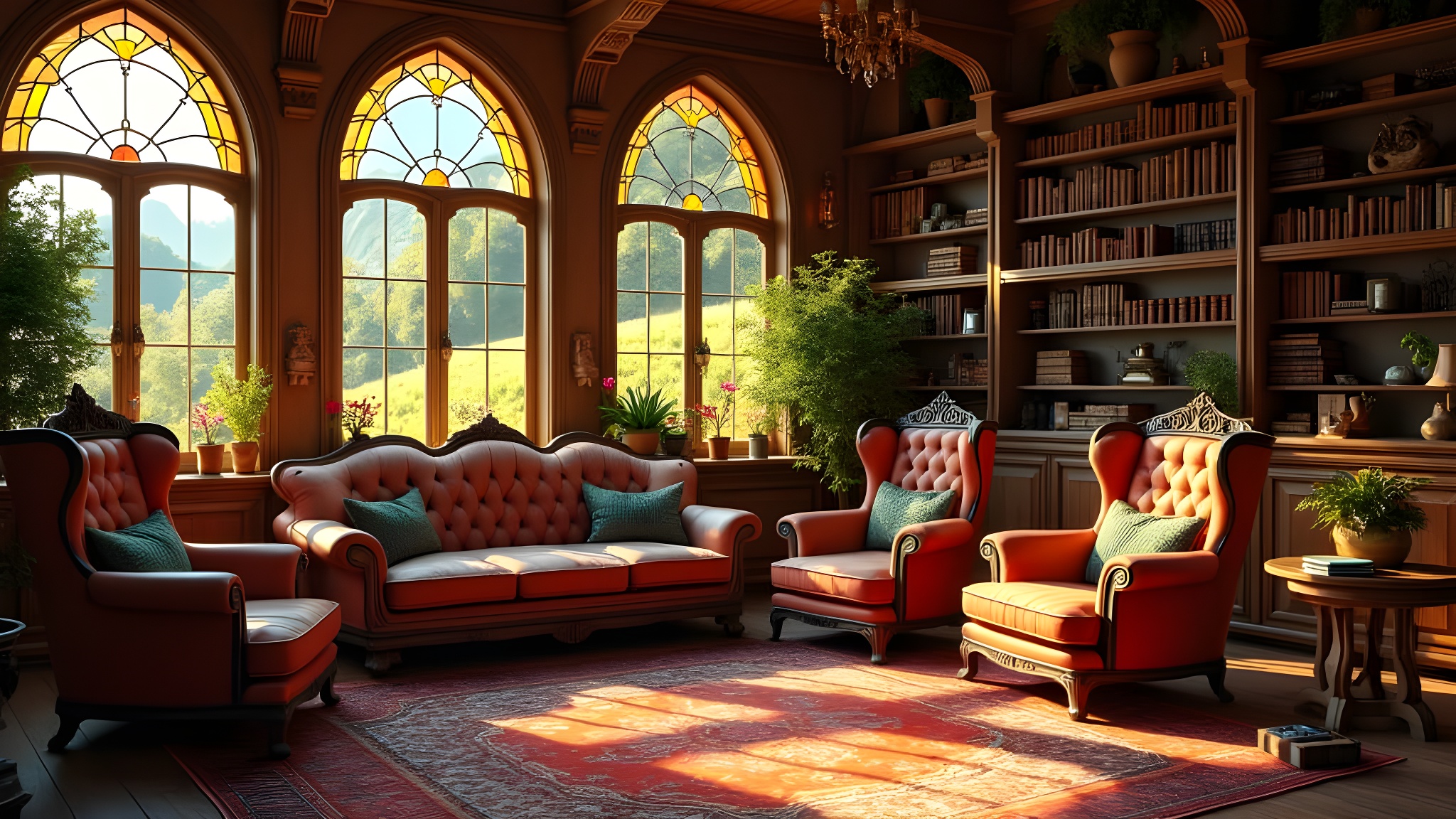 Foyer scene